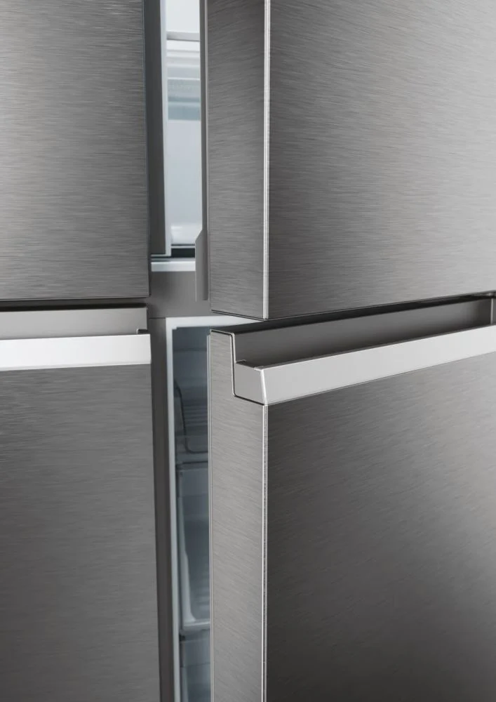 Haier HCR5919ENMP Frigorífico Cube 90 4 Puertas Total No Frost Inox