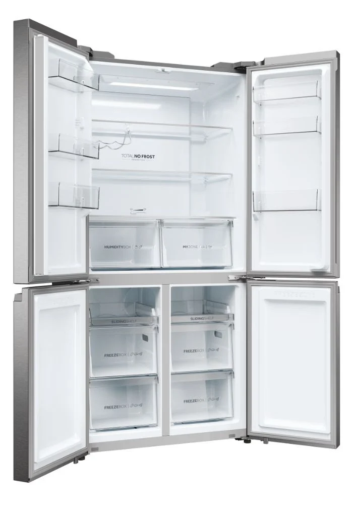 Haier HCR5919ENMP Frigorífico Cube 90 4 Puertas Total No Frost Inox