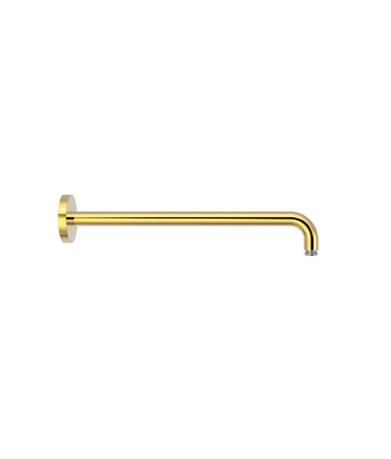 Columna de ducha brazo a pared para rociador de ducha con acabado dorado Complementos Tres