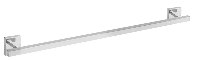 Toallero con forma de barra para baño con acabado cromado Accesorios Tres