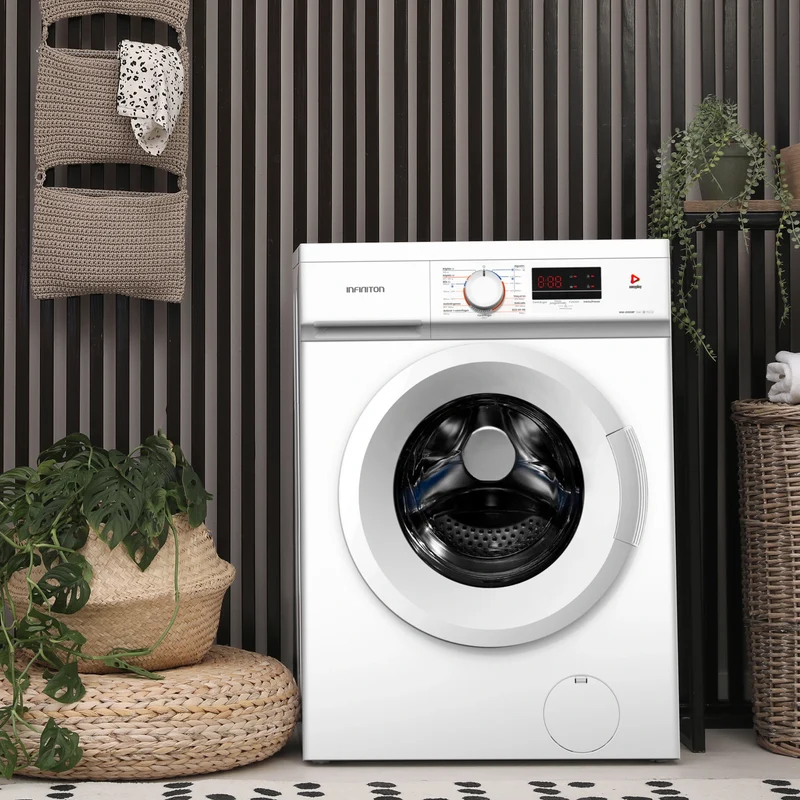 Lavadora Infiniton WM-D61DBF 6kg 1000rpm Clase D Fondo Reducido 40cm