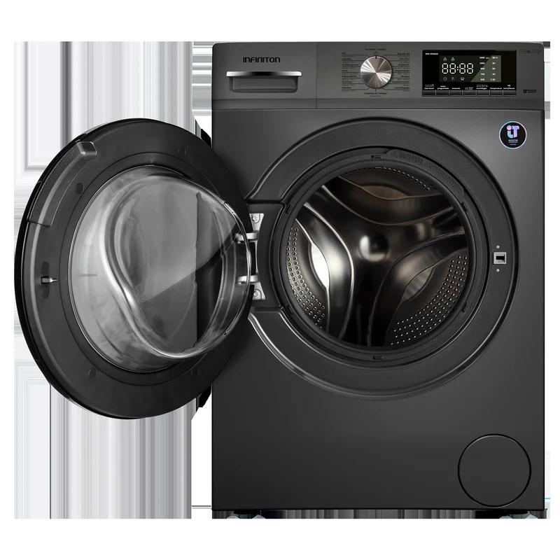 Lavadora Infiniton WM-S94ADX 9kg 1400rpm Clase A Dark Inox Vapor Care