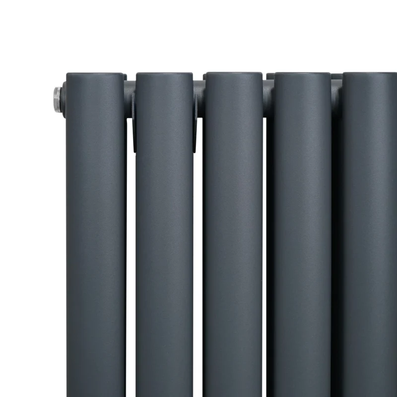 Radiador De Columna Ovalada - 1800mm x 600mm - Gris Antracita