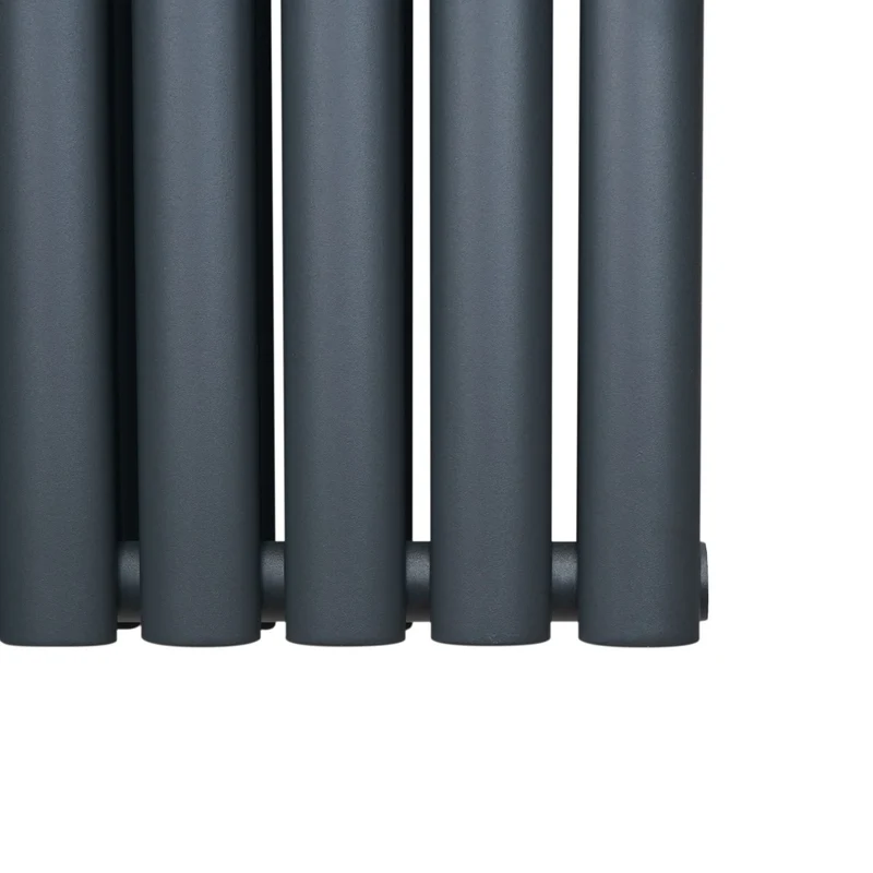 Radiador De Columna Ovalada - 1800mm x 600mm - Gris Antracita