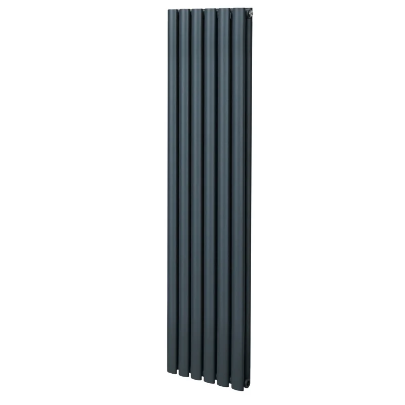 Radiador De Columna Ovalada - 1600mm x 360mm - Gris Antracita
