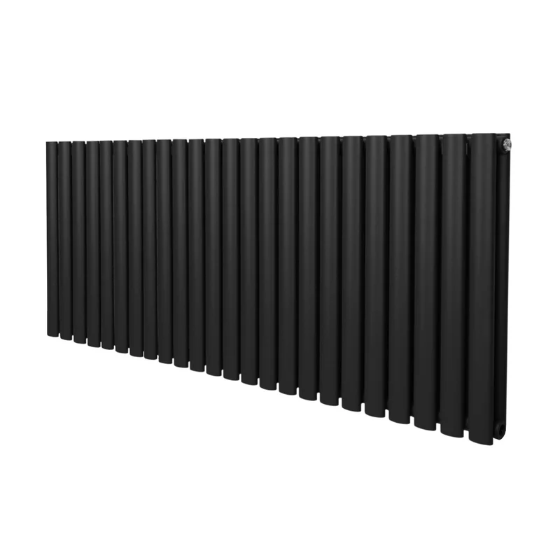 Radiador De Columna Ovalada - 600mm x 1440mm - Negro