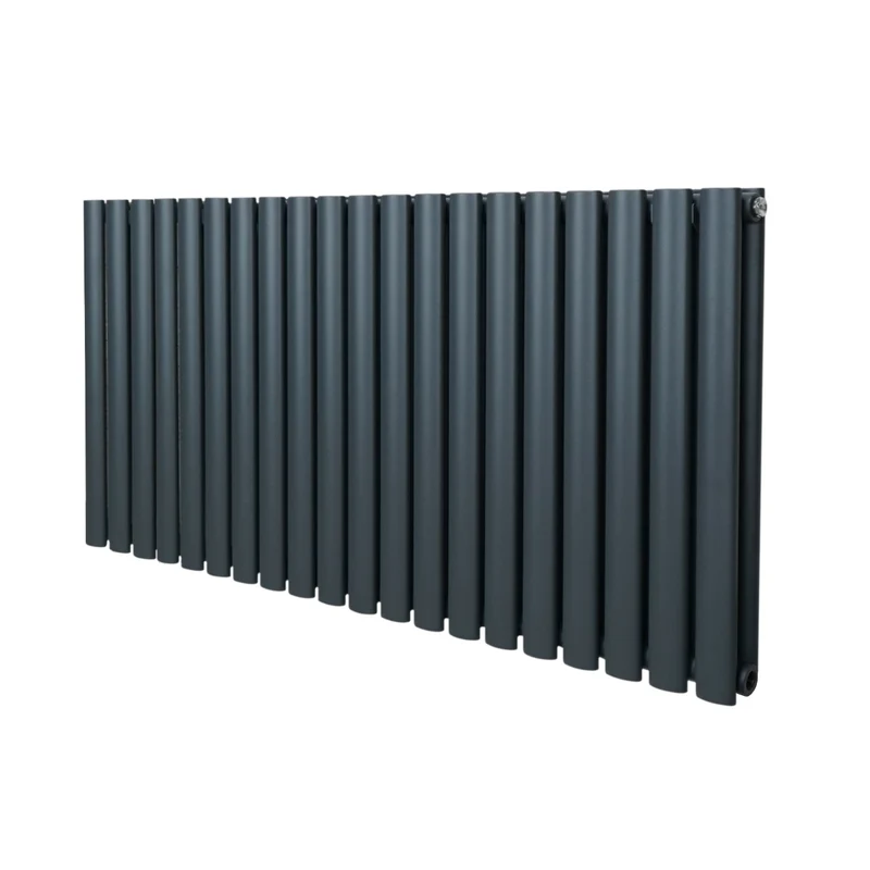 Radiador De Columna Ovalada - 600mm x 1200mm - Gris Antracita