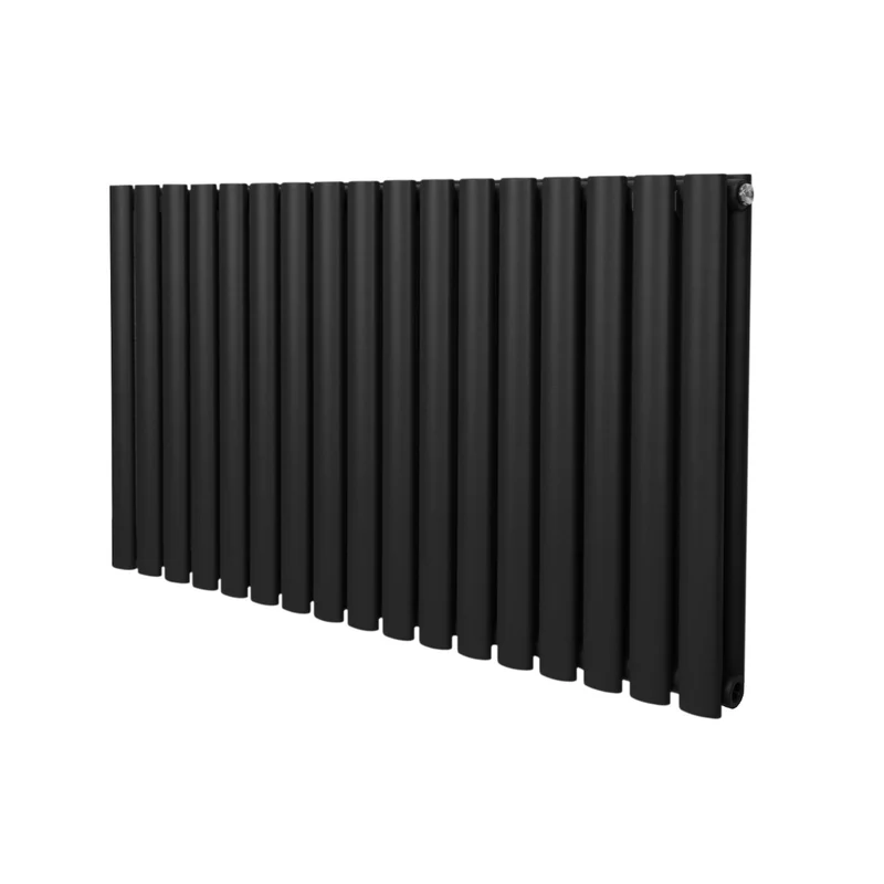 Radiador De Columna Ovalada - 600mm x 1020mm - Negro