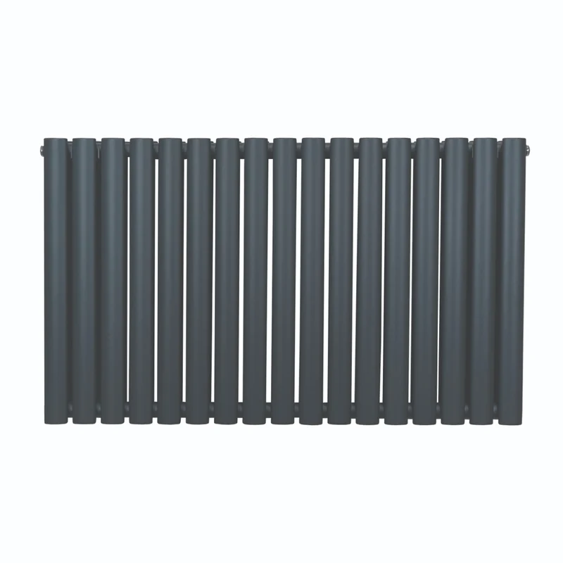 Radiador De Columna Ovalada - 600mm x 1020mm - Gris Antracita