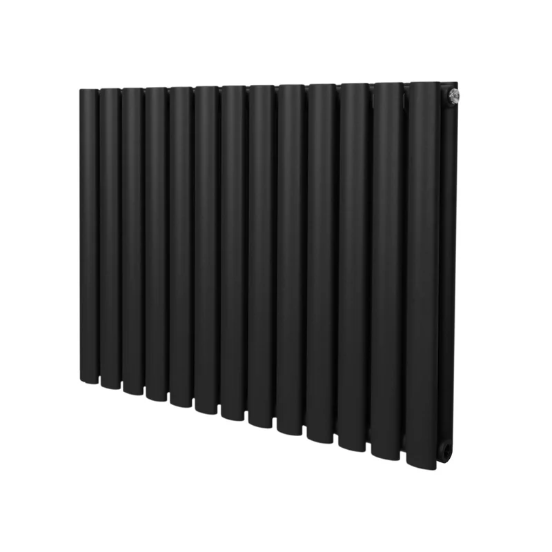 Radiador De Columna Ovalada - 600mm x 780mm - Negro
