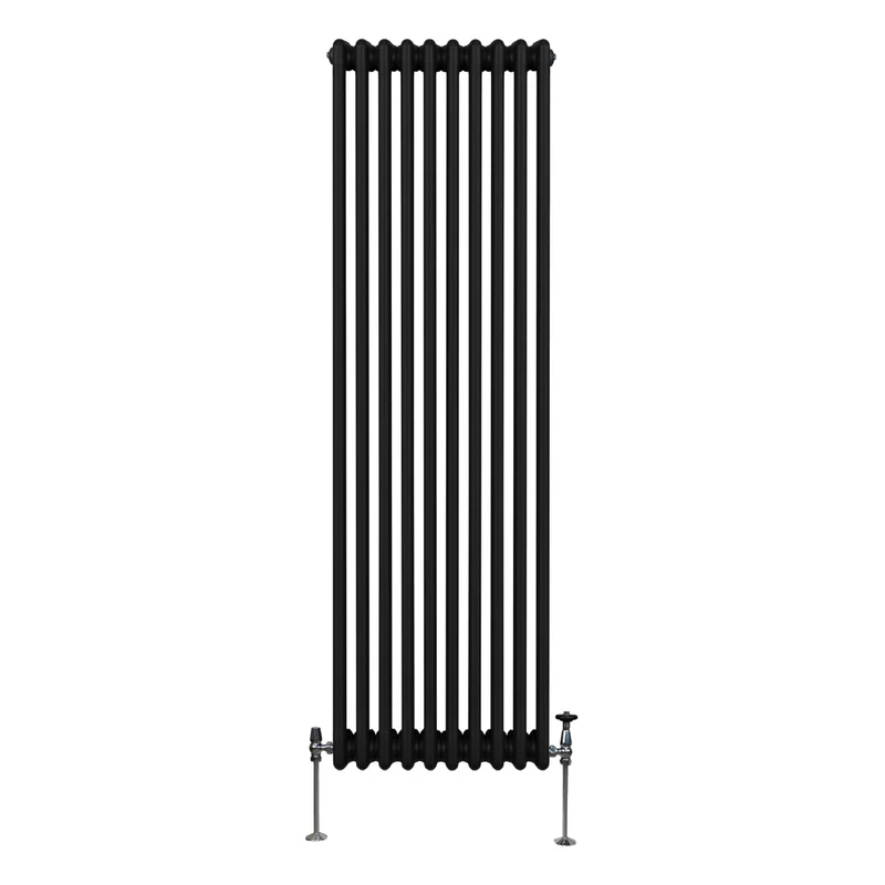 Radiador Tradicional Vertical de 3 columnas – 1800 x 472mm - Negro