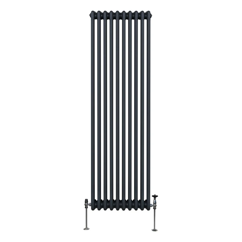 Radiador Tradicional Vertical de 3 columnas – 1800 x 472mm - Gris Antracita