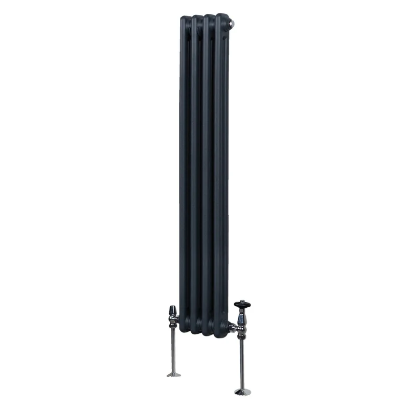 Radiador Tradicional Vertical de 2 columnas - 1500x 202mm - Gris Antracita