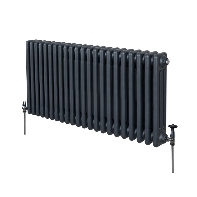 Radiador Tradicional Horizontal de 3 Columnas - 600x 1012mm - Gris Antracita