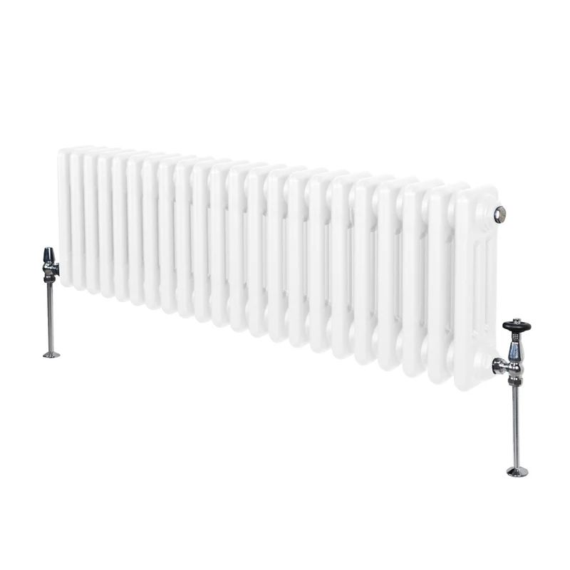 Radiador Tradicional Horizontal de 3 Columnas - 300 x 1192mm - Blanco