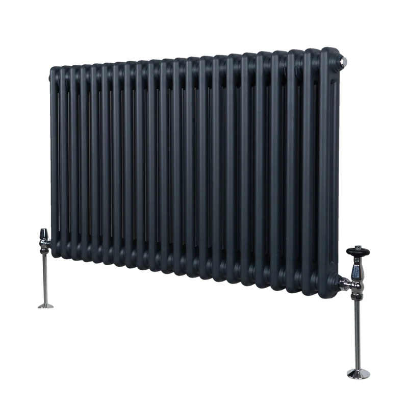 Radiador Tradicional Horizontal de 2 columnas - 600 x 1012 mm - Gris Antracita