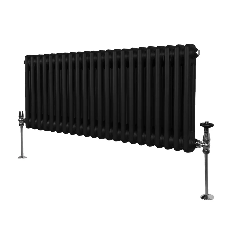 Radiador Tradicional Horizontal de 2 columnas - 300 x 1012mm - Negro