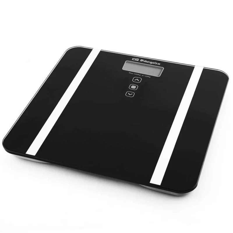 Orbegozo PB 2217 Báscula Baño Digital 180kg Grasa Agua IMC Cristal