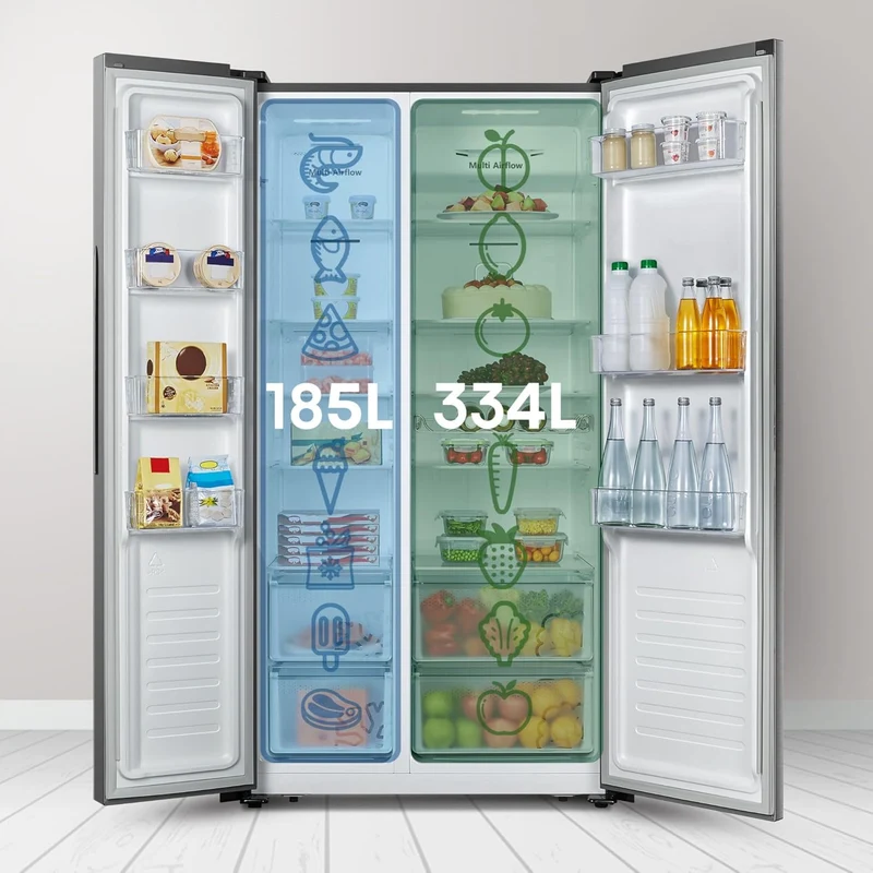 Hisense RS677N4BIE – Frigorífico Americano 519L No Frost