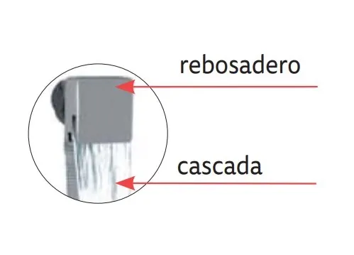 Desagüe para bañera con válvula de llenado, forma cuadrada, en latón con acabado cromado TRES