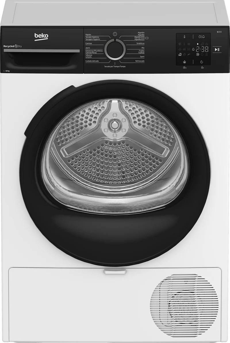 Secadora Beko BM3T30230W 10Kg Bomba de Calor Blanca