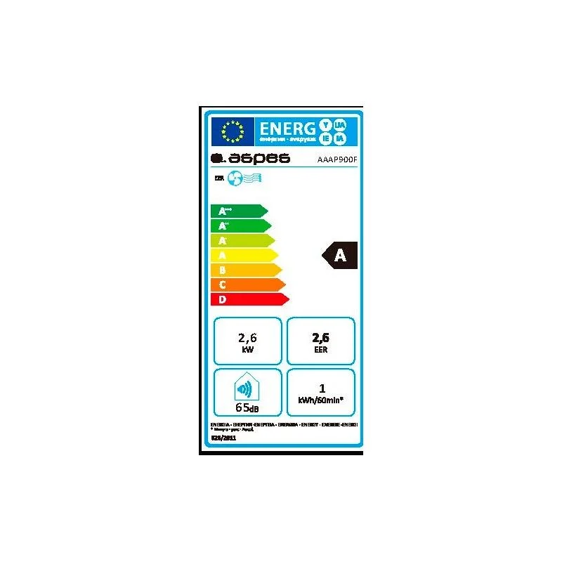 Aspes AAAP900F – Aire Acondicionado Portátil 2200 Frigorías