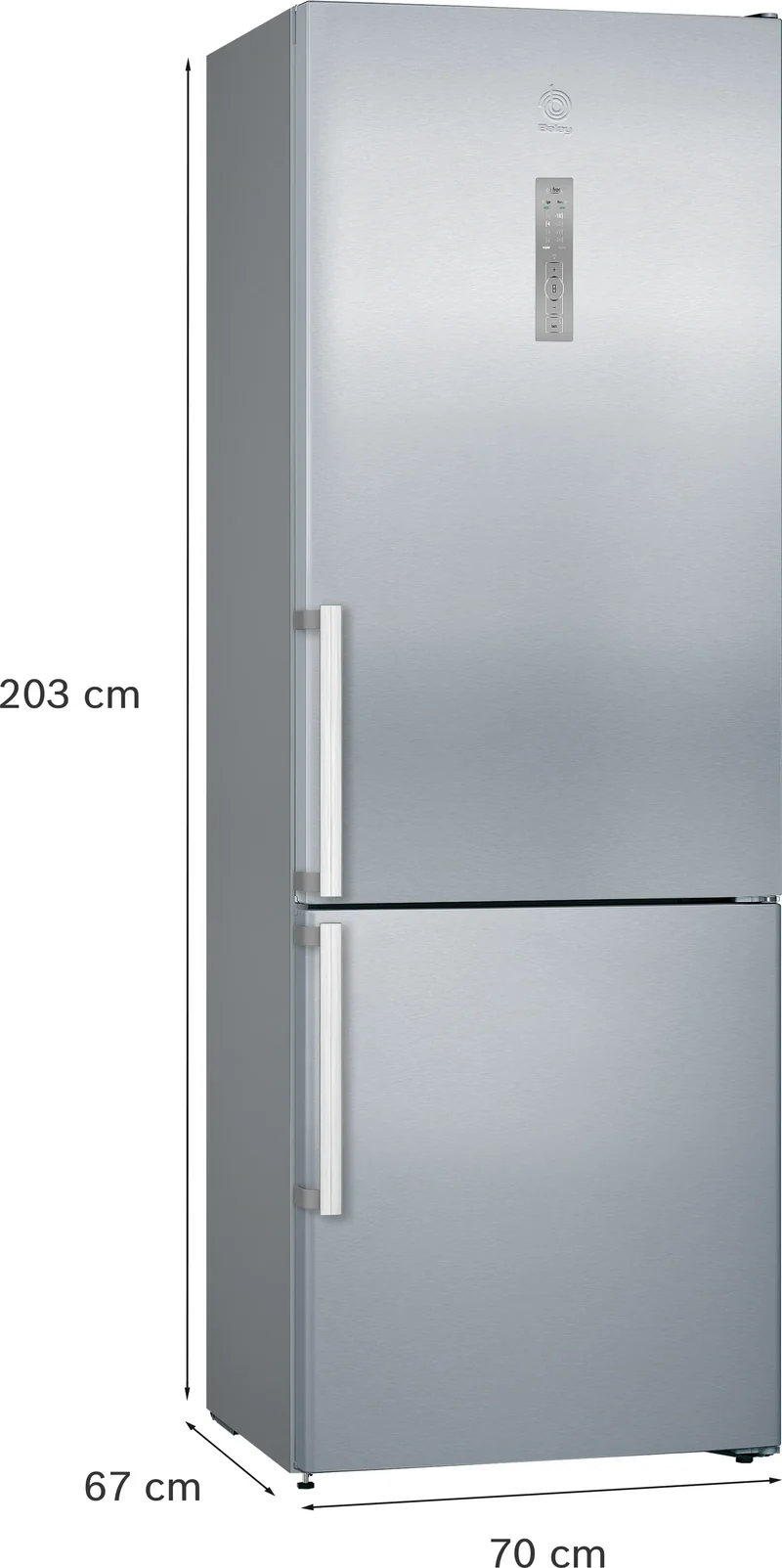 Balay 3KFE776XE – Frigorífico Combi 435L No Frost Inox