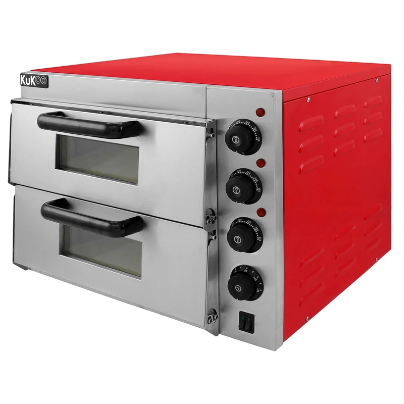 Horno Eléctrico de Acero Inoxidable KuKoo con Doble Cámara