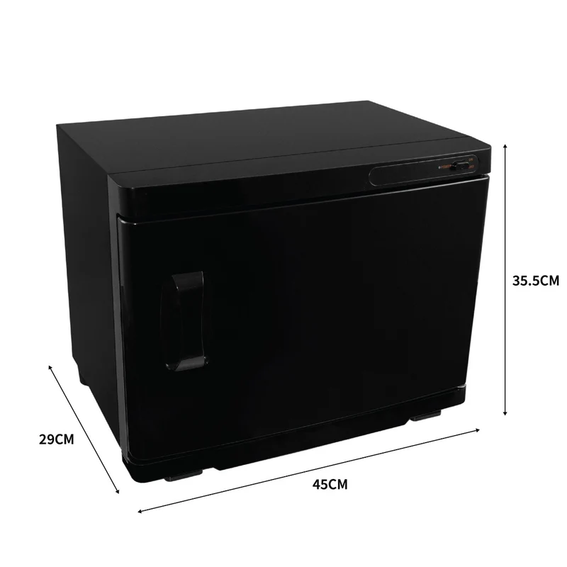 Calentador Negro de Toallas Toallero Secatoallas Eléctrico
