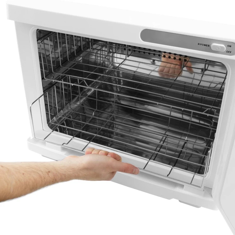 Calentador Blanco de Toallas Calientes Toallero Secatoallas Eléctrico