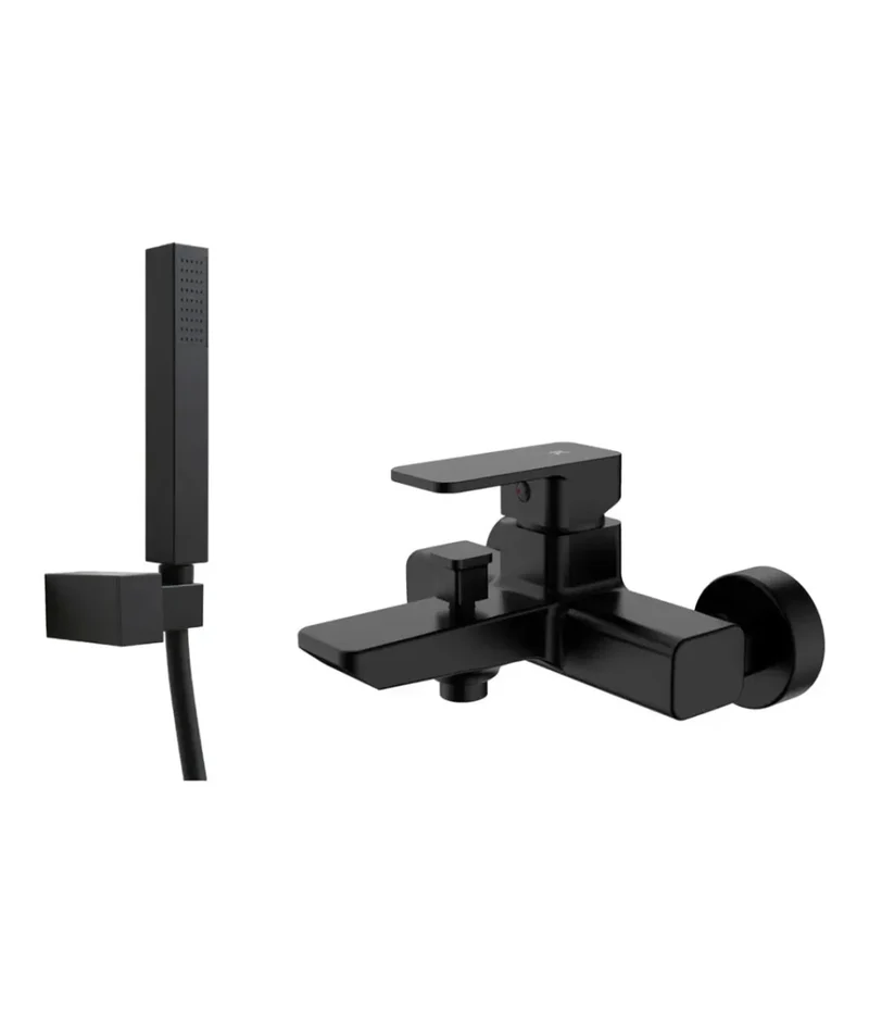 Grifo de baño de latón negro mate Skara Källa