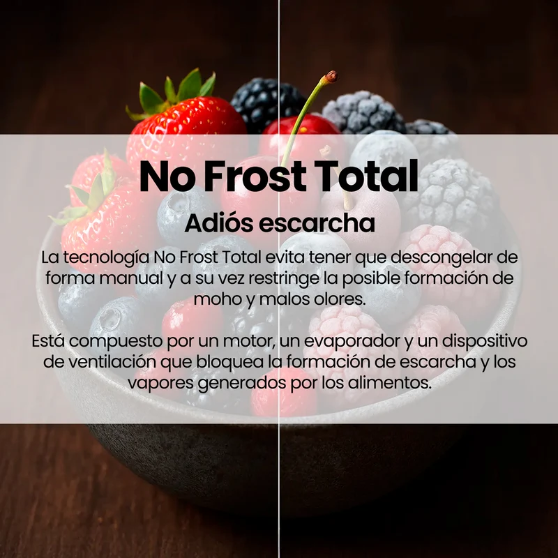 Infiniton FGC-852C85WDK – Frigorífico Combi 314L No Frost Inverter Fondo Reducido 59cm Blanco