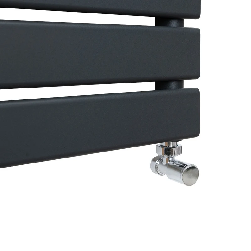 Radiadores Toalleros de panel plano – 1200mm x 500mm – Gris Antracita