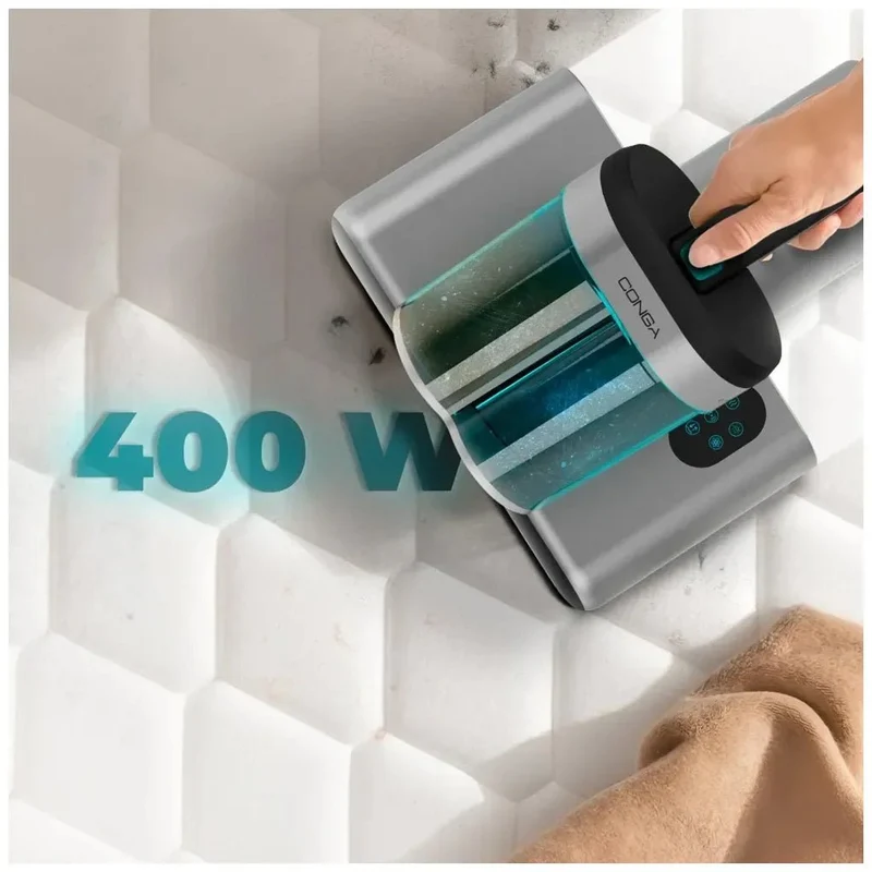 Aspirador de Colchones con Luz UV-C y Succión Potente para Desinfección Total de Cecotec