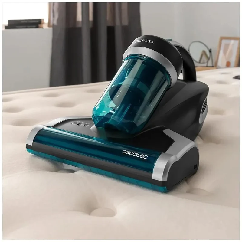 Aspirador de Colchones 700W con Luz UV-C y Succión Potente para Eliminar Alérgenos de Cecotec
