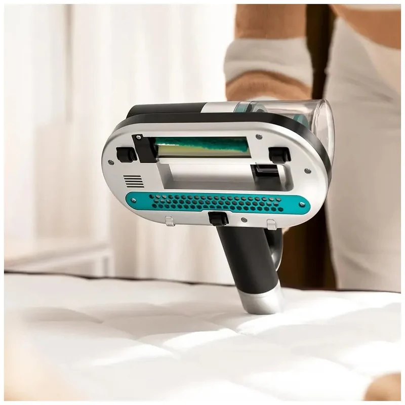 Aspirador Inalámbrico con Luz UV-C para Colchones y Tapicerías, 100W Potencia de Cecotec