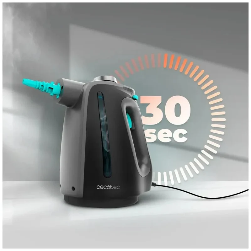 Vaporeta de Mano Hydrosteam 1300: Limpieza Rápida y Eficaz con 16 Accesorios de Cecotec
