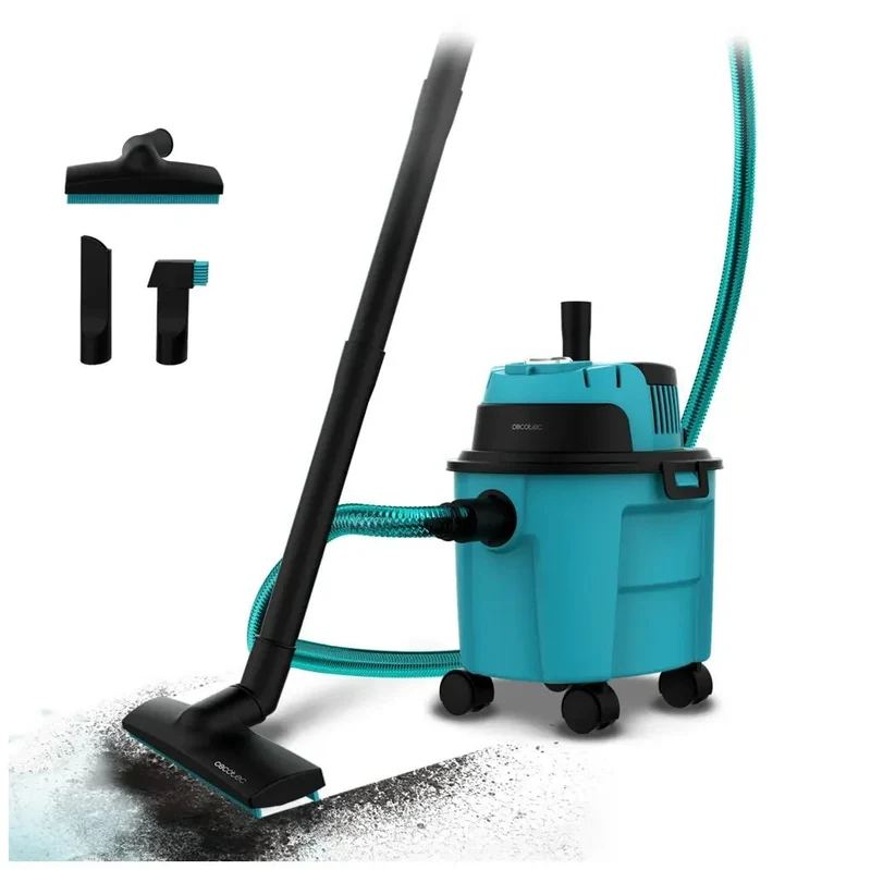 Aspirador Compacto 10L 1000W: Limpieza de Sólidos y Líquidos con Función de Soplado de Cecotec