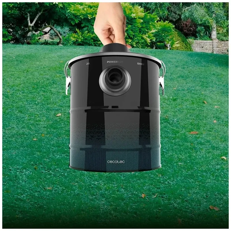 Aspirador de Cenizas 1200W: Limpieza Profunda y Eficiente con Depósito de 20L de Cecotec