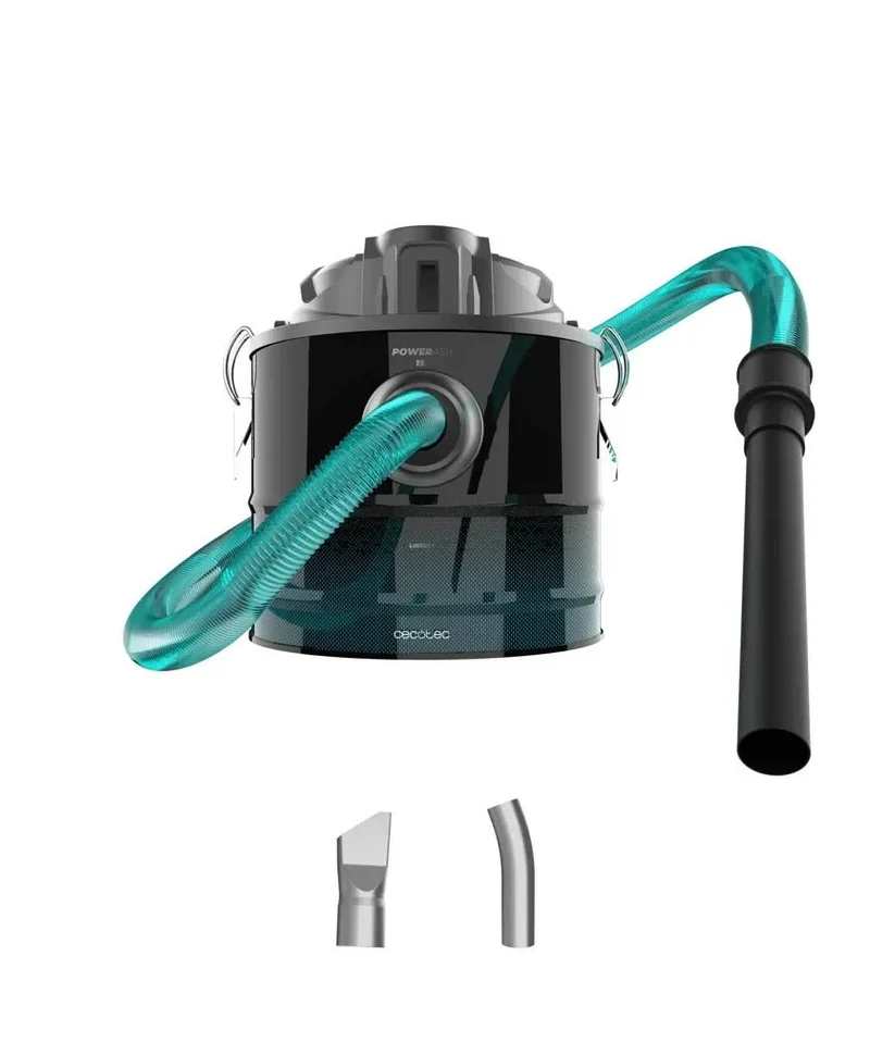 Aspirador de Cenizas Potente y Duradero con 15L y 120W para Limpieza Extrema de Cecotec