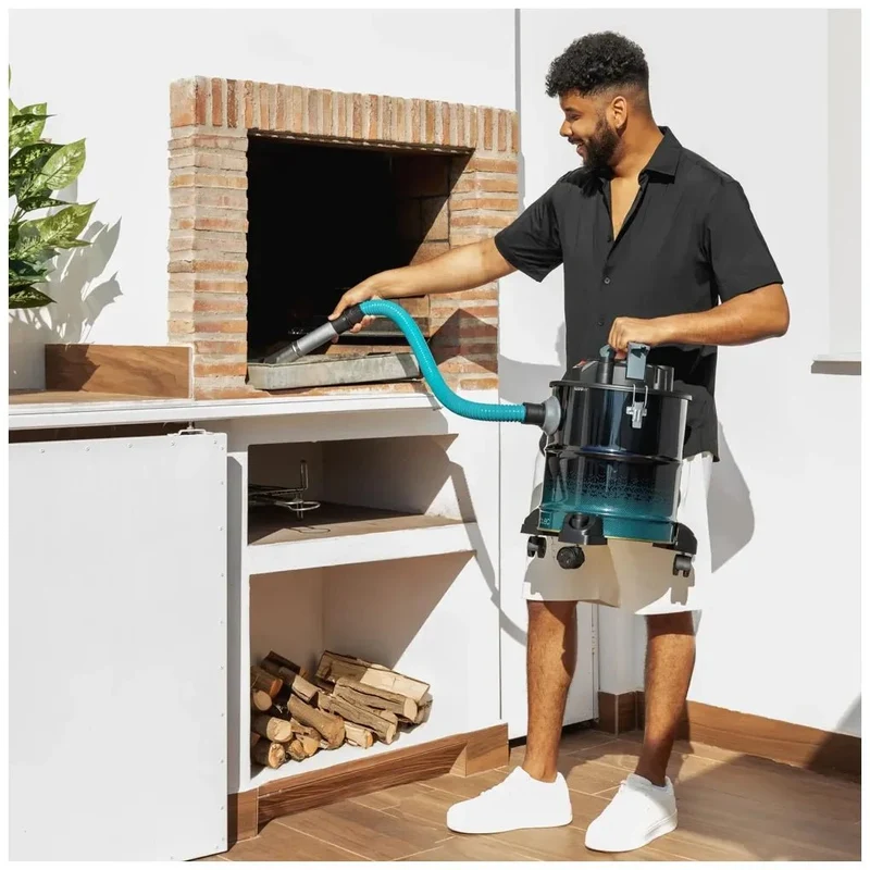 Aspirador de Cenizas 1200W: Limpieza Profunda y Transporte Fácil de Cecotec