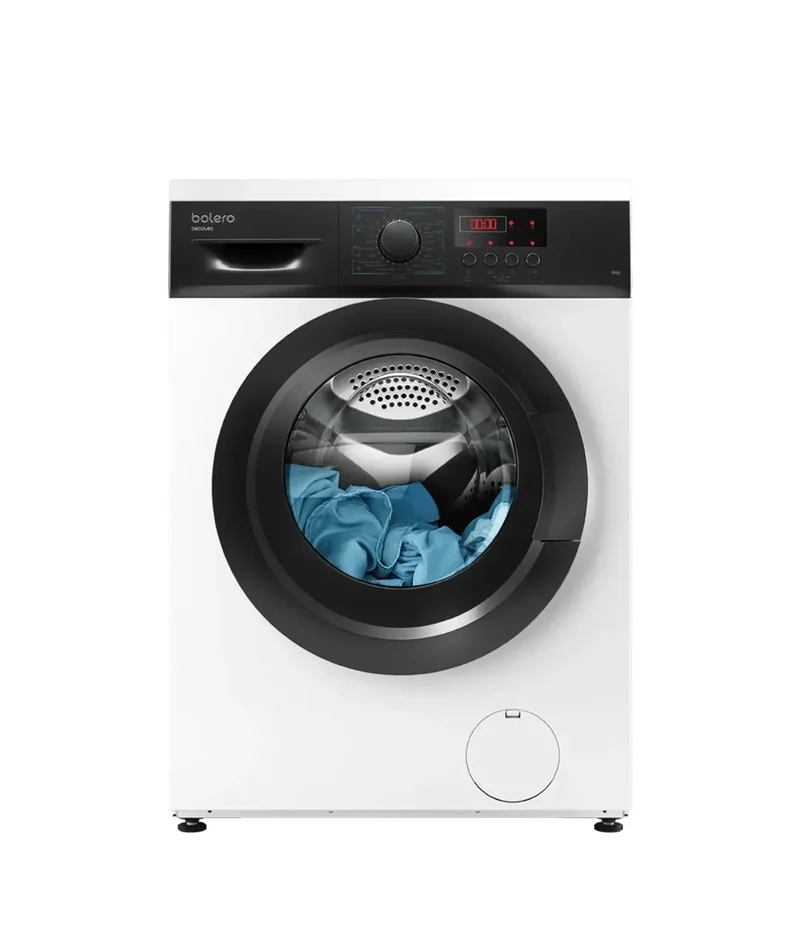 Lavadora Bolero DressCode 6000N: 6 kg, 1000 rpm, 23 programas, panel LED de Cecotec