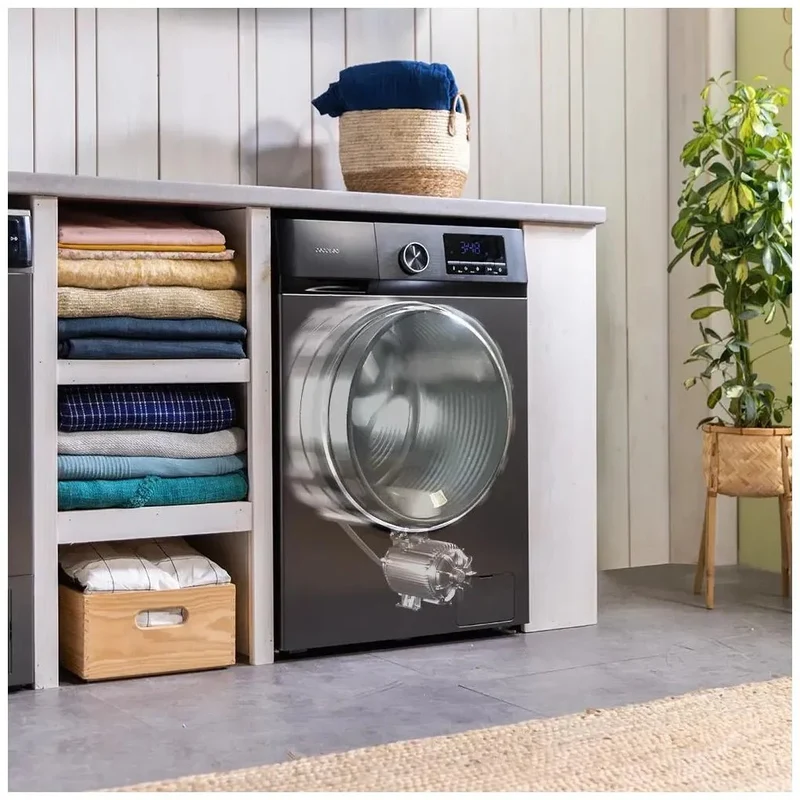 Lavadora 10kg Inverter Steel A: Eficiencia, Vapor y 16 Programas para el Hogar de Cecotec