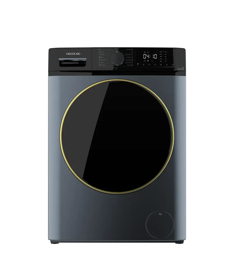 Lavadora Frontal 10Kg Ice Blue: Eficiencia Clase A, Motor Inverter y Steam Max de Cecotec