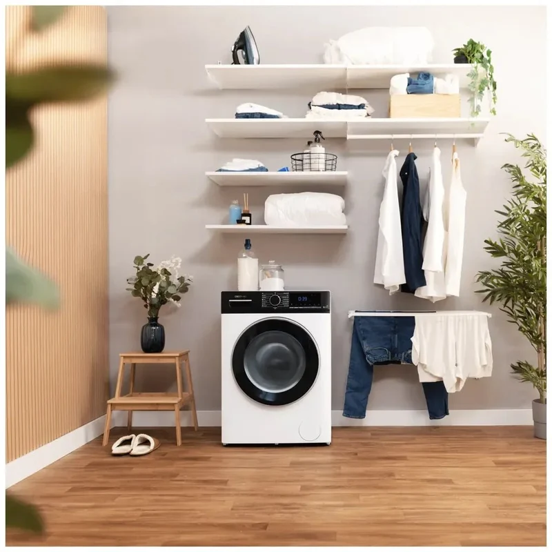 Lavadora Bolero DressCode 10Kg, 1400 RPM, Clase A, Motor Inverter y Steam Max de Cecotec