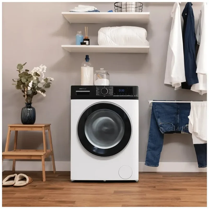 Lavadora Bolero DressCode 10Kg, 1400 RPM, Clase A, Motor Inverter y Steam Max de Cecotec