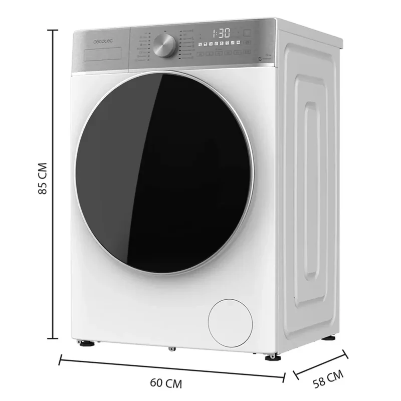 Lavadora Bolero DressCode 10800: Innovación Silenciosa y Eficiencia de Alto Rendimiento de Cecotec