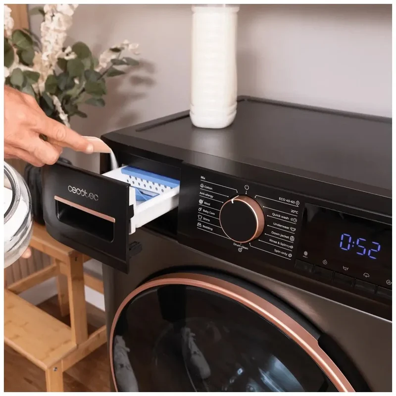 Lavadora Bolero DressCode 10610: Eficiencia, Silencio y Tecnología Avanzada 10 Kg de Cecotec