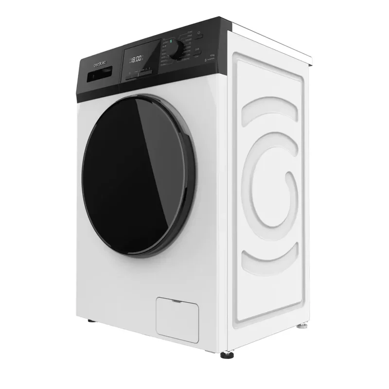 Lavadora Inverter 12kg, 1400rpm, Clase A, 16 Programas, Vapor y Cuidado Antialérgico de Cecotec