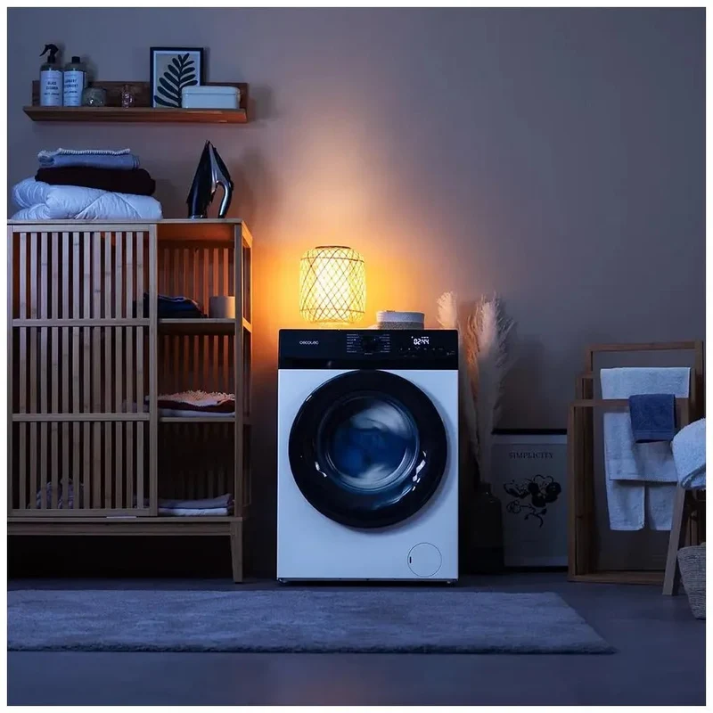 Lavadora Inverter 12Kg Clase A con SteamMax y Jet Wash para Lavados Eficientes de Cecotec
